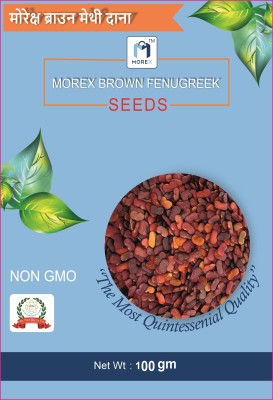 MOREX Brown Fenugreek Seeds, Brown Methi Seed(100 g)