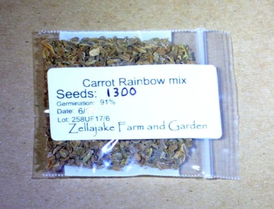 VibeX LX-64 - Rainbow Blend Carrot - (2250 Seeds) Seed(2250 per packet)