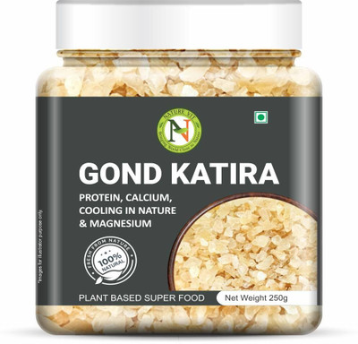 Nature Vit Pure Natural Gond Katira, 250g (Jar Pack) (Edible Gum) - Tragacanth Gum Seed(250 g)