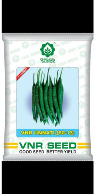 VNR Fresh Chilly (Mirch) Hybrid Vegetable original Seed(100 per packet)