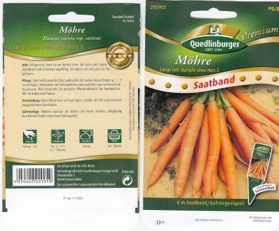 CRGO GAAJAR, CARROT Seed(700 per packet)