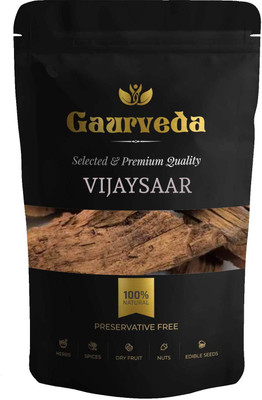 GAURVEDA Vijaysaar Lakdi - Vijaysaar Wood - Pterocarpus marsupium Seed(100 g)