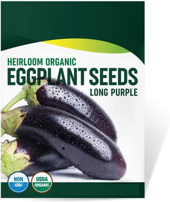 Qualtivate RES-4A Heirloom Eggplant (Long Purple) Seed(300 per packet)