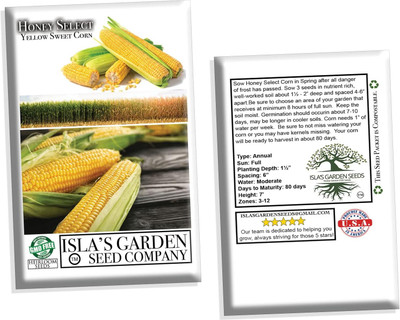 WILLVINE KGF -XVI Honey Select Yellow Sweet Corn-[250g] Seed(1000 per packet)