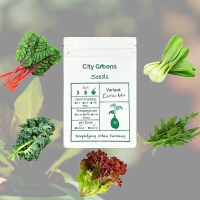 CityGreens Exotic Greens Vegetable Seeds Seed(190 per packet)