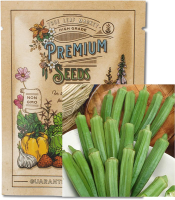 Qualtivate RES-7A Okra Seeds-Clemson Spineless Seed(350 per packet)