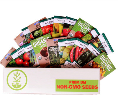 CYBEXIS Mexican Salsa Seed Collection - 18 Vegetable Seed Packets Seed(10 g)
