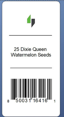 Qualtivate HUA-9A Dixie Queen Watermelon Seeds Seed(100 per packet)
