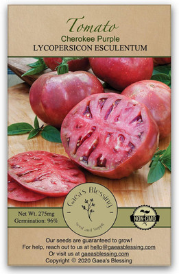 Qualtivate XXX-4A Tomato - Cherokee Purple Slicing Seed(300 per packet)