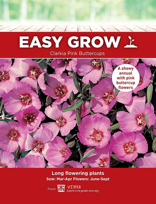 CYBEXIS Clarkia Pink Buttercups Seed(50 per packet)
