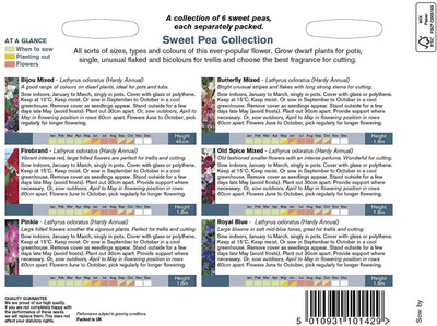 CYBEXIS Sweet Peas Collection Seed(1 g)
