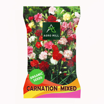 AGRO MILL CARNATION/DIANTHUS MIXED PREMIUM QUALITY FLOWER Seed(20 per packet)