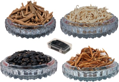 MyGodGift shilajeet 10 gm, (Shatavar, Safed Musli, Ashwagandha, Kaunch Beej)50 gm Pack 5 Seed(210 g)