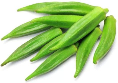 CYBEXIS Okra Seeds Gardening Vegetable High Germination Rate Easy-Care 800 Seeds Seed(800 per packet)