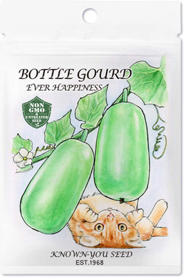 CYBEXIS NBIR-25 - F1 Hybrid Bottle Gourd - (100 Seeds) Seed(100 per packet)