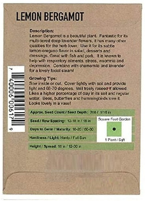 KNESSiN Lemon Bergamot Seed(150 per packet)