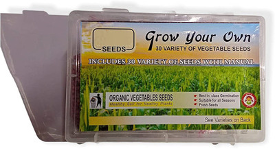 CYBEXIS 30 Varieties Winter Vegetable Seeds Seed(10 g)