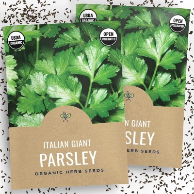 CYBEXIS PUAS-60 - Italian Flat-Leaf Parsley Herb - (2250 Seeds) Seed(2250 per packet)