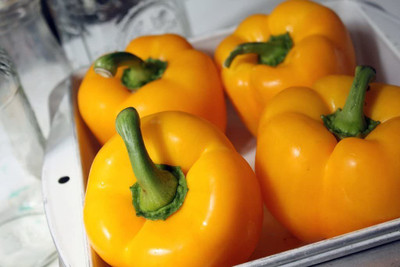 CYBEXIS Heirloom Sweet Pepper Yellow Capsicum seeds TELIMENA2400 Seeds Seed(2400 per packet)