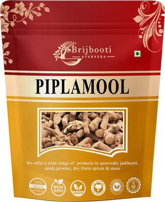 BrijBooti PIPLAMOOL - GANTHODA - PIPAL MUL - PIPLA MOOL - PIPALMOOL - PIPLAMUL Seed(100 g)