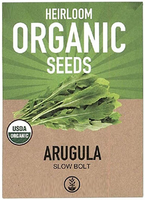 CYBEXIS Non-GMO Organic Herb Seeds:Arugula2800 Seeds Seed(2800 per packet)