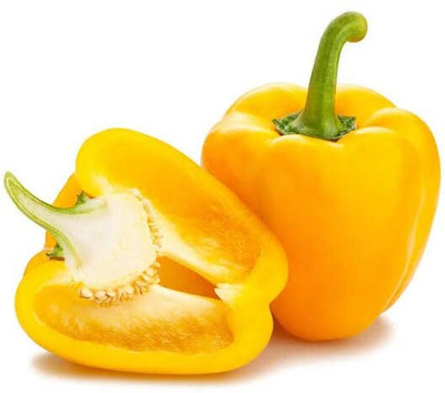 Qualtivate PUAS-2A Yellow Capsicum Vegetable Seeds Seed(100 per packet)