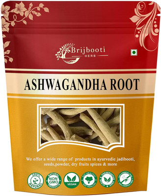 BrijBooti Ashwagandha Roots - Ashvagandha Jadd - Asgandh Nagori - Withania Somnifera Seed(100 g)