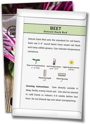 WILLVINE ® Dark Red Beetroot Seeds Seed(5000 per packet)