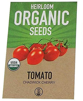CYBEXIS Organic Cherry Tomato:Chadwick Cherry Tomato Seeds2000 Seeds Seed(2000 per packet)