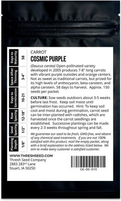 VibeX ® VXI-504 Cosmic Purple Carrot Seed(500 per packet)
