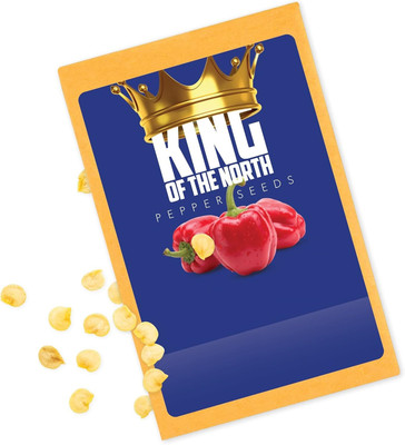 KNESSiN F1 Hybrid King of The North Capsicum Vegetable Seeds for Garden-(200 Seeds) Seed(200 per packet)