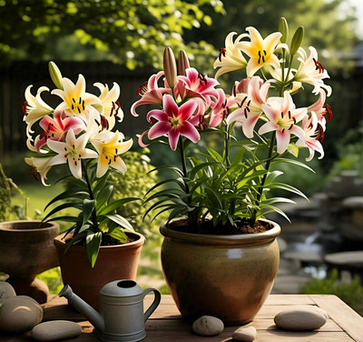 Earth Hopper Fragrant Flower Seeds - Scented Lily, Indoor/Outdoor Friendly Seed(100 per packet)