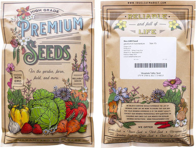 Qualtivate HUA-11 Basil Red Rubin Seeds Seed(1000 per packet)