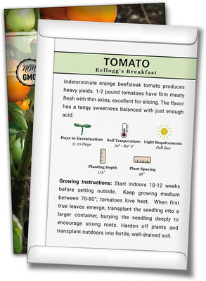Biosnyg IAIR-27 Kelloggs Breakfast Tomato Seed-[800 Seeds] Seed(800 per packet)