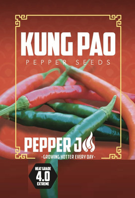 KNESSiN F1 Hybrid Kung Pao Hot Pepper Seeds for Terrace Gardening-(1200 Seeds) Seed(1200 per packet)
