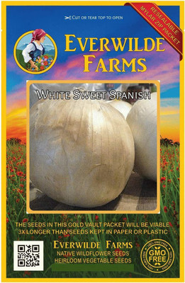 VibeX ® LXI-416 White Sweet Spanish Onion Seeds Seed(1000 per packet)