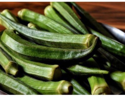 greenfarm NXC- Long Okra/ Ladyfinger Seeds/ Organic , 180 X Seeds , dfz17 Seed(180 per packet)