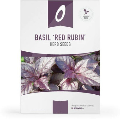 VibeX ® XXL-83 Basil Red Rubin Seeds Seed(1000 per packet)