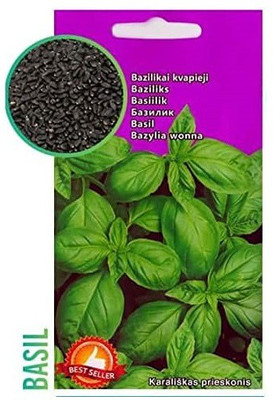 CYBEXIS Imported F1 Hybrid Basil Seeds1000 Seeds Seed(1000 per packet)