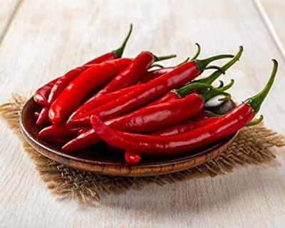Biosnyg Disease-Resistant Hot Cayenne Chilli Seeds for Terrace Gardening-(4000 Seeds) Seed(4000 per packet)