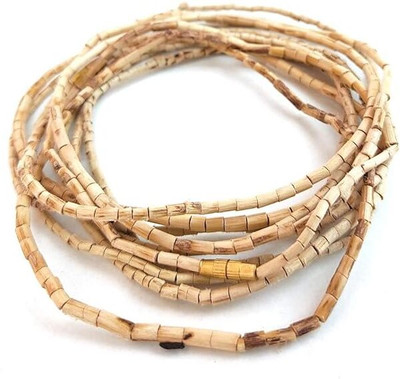 AnnieHerbs Tulsi Kanthi Mala Natural Tulsi Beads Holy Basil Iskcon Rosary Wood Chain Seed(1 per packet)