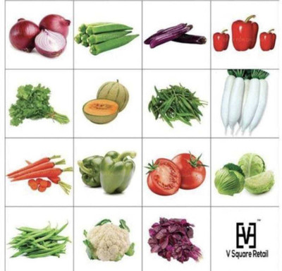 FRESHO All Mixed Vegetable Seeds Seed(150 per packet)