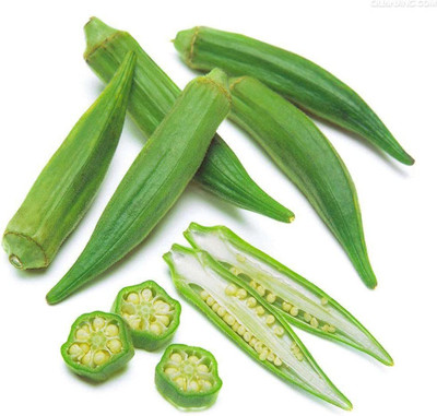 CYBEXIS Heirloom Okra Seeds800 Seeds Seed(800 per packet)