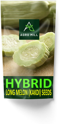 AGRO MILL HYBRID F1 PREMIUM QUALITY LONG MELON/KAKDI/KHEERA/CUCUMBER FOR KITCHEN GARDEN Seed(30 per packet)