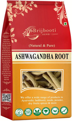 BrijBooti Ashwagandha Roots - Ashvagandha Jadd - Asgandh Nagori - Withania Somnifera Seed(400 g)
