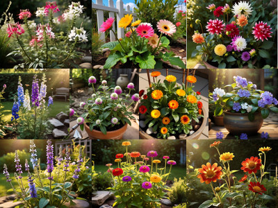 NooElec Seeds India South India April-May Sowing Hybrid Flower Seeds Combo Pack- 10 Variety Hybrid Seed(500 per packet)