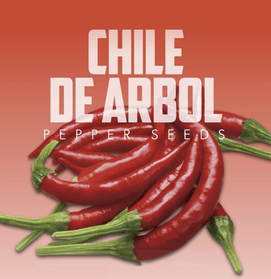 KNESSiN F1 Hybrid Hot De Arbol Pepper Seeds For Gardening-(2400 Seeds) Seed(2400 per packet)