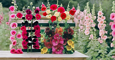 Lorvox Hollyhock double flower Seed(28 per packet)