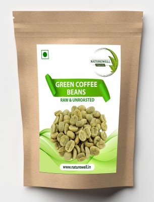 Naturewell Organics Green Coffee Beans (Unroasted) for Weight Loss ( 1Kg Pack) Seed(1 g)