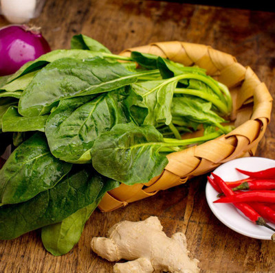 CYBEXIS Hybrid Heirloom Spinach Seeds Fresh Hardy Vegetables Easy to Plant2000 Seeds Seed(2000 per packet)